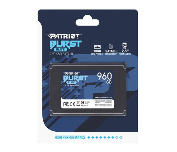 Patriot 960GB 2,5" SATA SSD BURST ELITE - 622639 - zdjęcie 4
